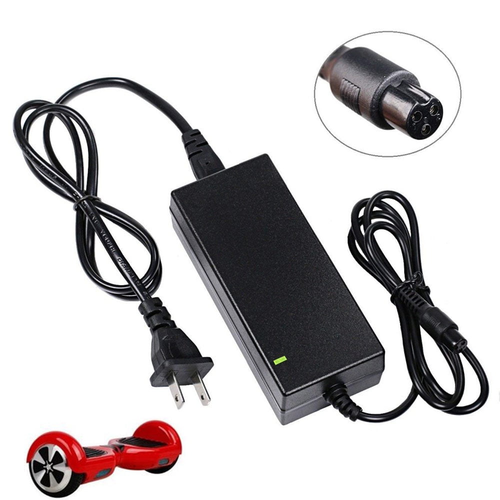 Fast Universal Balance Hoverboard Charger with LED Light, Adaptor 42V