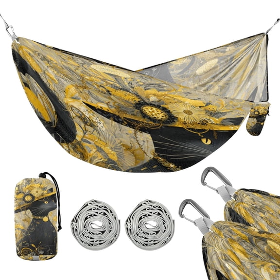 Hanging Hammock Portable Travel Camping For Outdooor Beach Camping Hiking Elegant