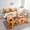 Red Beige, variant on YST King Comforter Set for Kids,7 Pieces Thanksgiving Bedding Sets King Bed in a Bag with Reversible Pumpkin Bed Set,Farmhouse Comforter, Sheets, Pillowcases and Shams