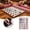 Multicolor, variant on 65 Tiles Mini National Flag Mahjong Matching Game Portable Travel Mahjong Tile Set Educational Elimination Game for Family Picnic Party Use