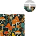 thumbnail image 5 of Mushroom Leaves Shower Curtains Waterproof Fabric Shower Curtain Bathroom with Hooks Washable Bathroom Shower Curtains 60x72 Inch Home Decor, 5 of 6