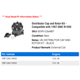 thumbnail image 2 of Distributor Cap and Rotor Kit - Compatible with 1987 GMC R1500, 2 of 3