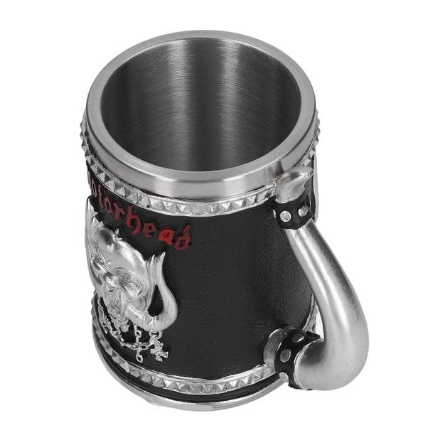 Jarra de cerveza con forma de calavera, jarra de cerveza pirata, jarra de cerveza pirata grande, taza de cerveza, construcción resistente