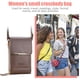 thumbnail image 5 of Bolso bandolera de cuero impermeable para mujer para el ocio diario (gris) Tmvgtek Para Estrenar, 5 of 7