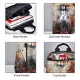 thumbnail image 3 of Balery Romantic Flower Fox Couple Mochila ligera para hombre y mujer: duradera e impermeable, ideal para la escuela, el trabajo, viajes y uso diario., 3 of 7