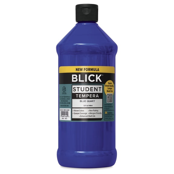 Blick Student Tempera Paint - Blue, 32 oz bottle