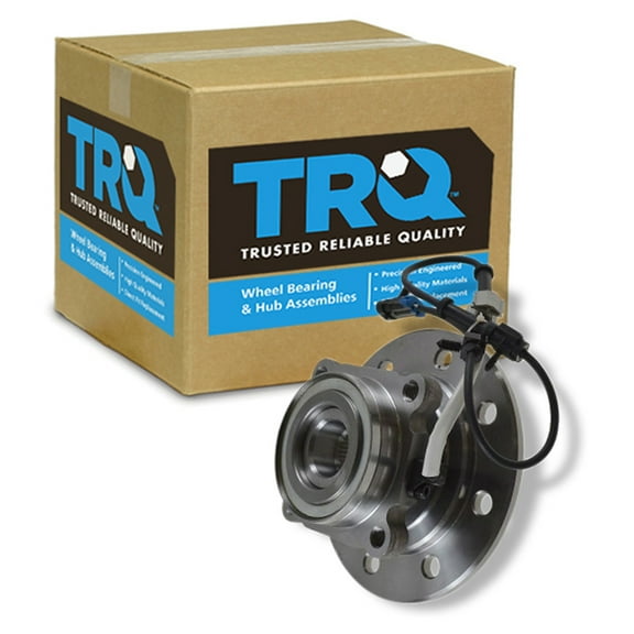 TRQ Front Wheel Hub & Bearing NEW for Chevy GMC K2500 K3500 4WD 4x4 8 Lug BHA53935 Fits select: 1995-2000 CHEVROLET GMT-400, 1995-2000 GMC SIERRA