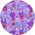 thumbnail image 1 of Ahgly Company Machine Washable Indoor Round Transitional Bright Lilac Purple Area Rugs, 8' Round, 1 of 7