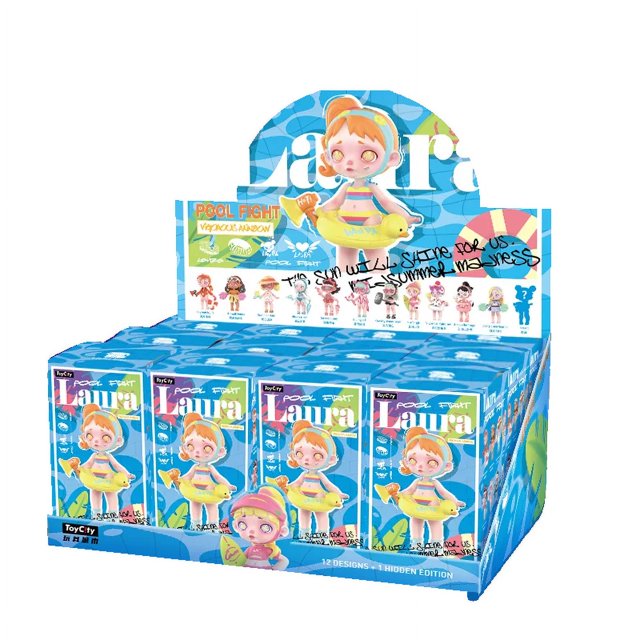 USER-X Toycity Laura, serie de batalla en piscina, caja ciega, figuras de Anime, modelo bonito, regalo de cumpleaños para niñas, Navidad