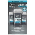 thumbnail image 1 of Dove Men+Care Desodorante en barra de 72 horas sin aluminio - Clean Comfort 3 paquetes/3 oz, 1 of 5