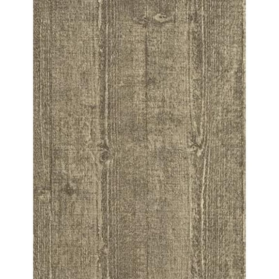 Concord Wallcoverings Textured Wallpaper Faux Wooden Texture, Green Brown, 21 In x 33 Ft (56 sq. ft), 670811