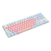 Mini Keyboard Wired Bluetooth-compatible Wireless Dual Mode 87 for Key RGB Mechanical Keyboard Kailh BOX Switch For Tabl