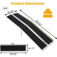 thumbnail image 2 of EastVita 10FT Portable Wheelchair Ramp - Non-Slip Aluminum Folding Handicap Ramp, 2 of 8