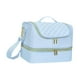 thumbnail image 2 of Bolsa organizadora de esmaltes de uñas, multiusos, de gran capacidad, con asa de 2 niveles azul, 2 of 9