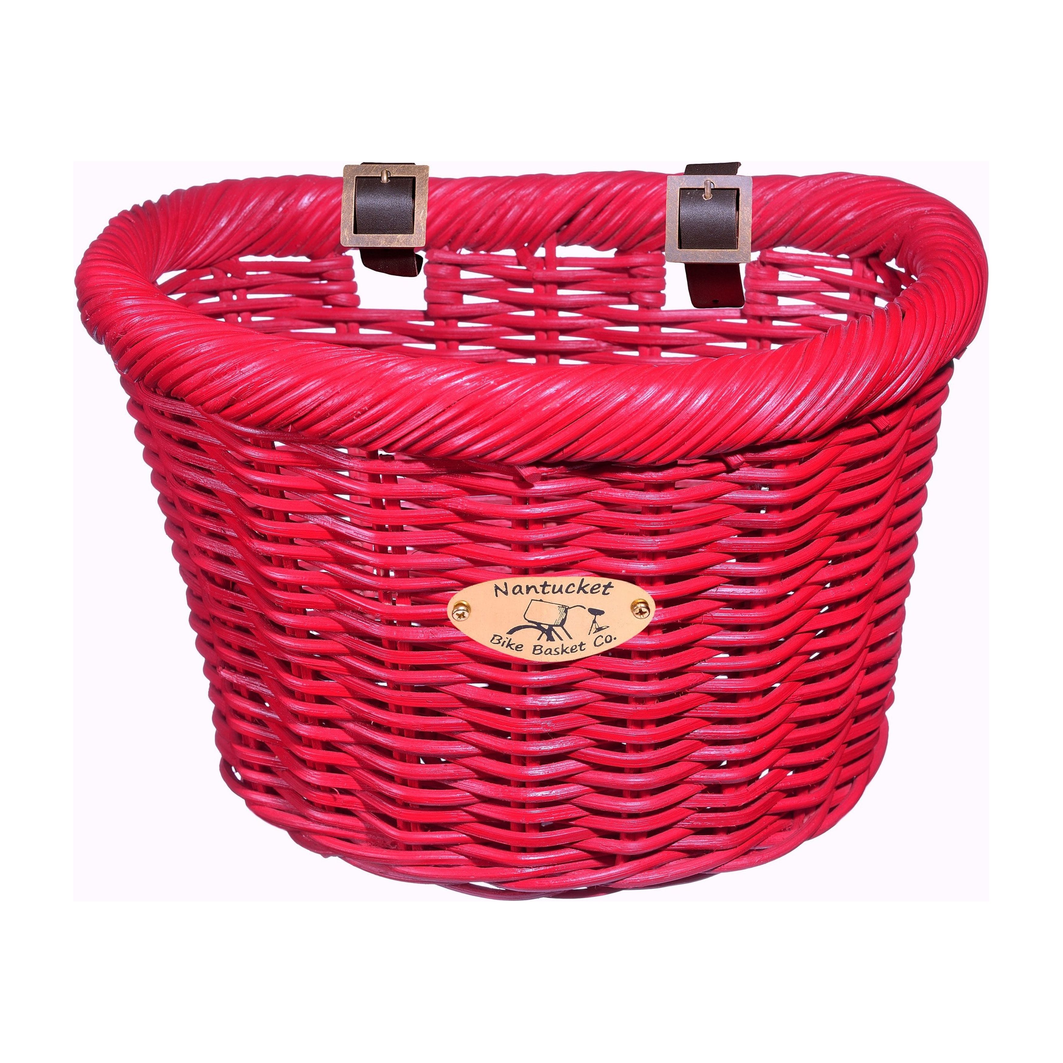 Nantucket Bicycle Basket Co. Cruiser (Child D-Shape, Peach) Basket