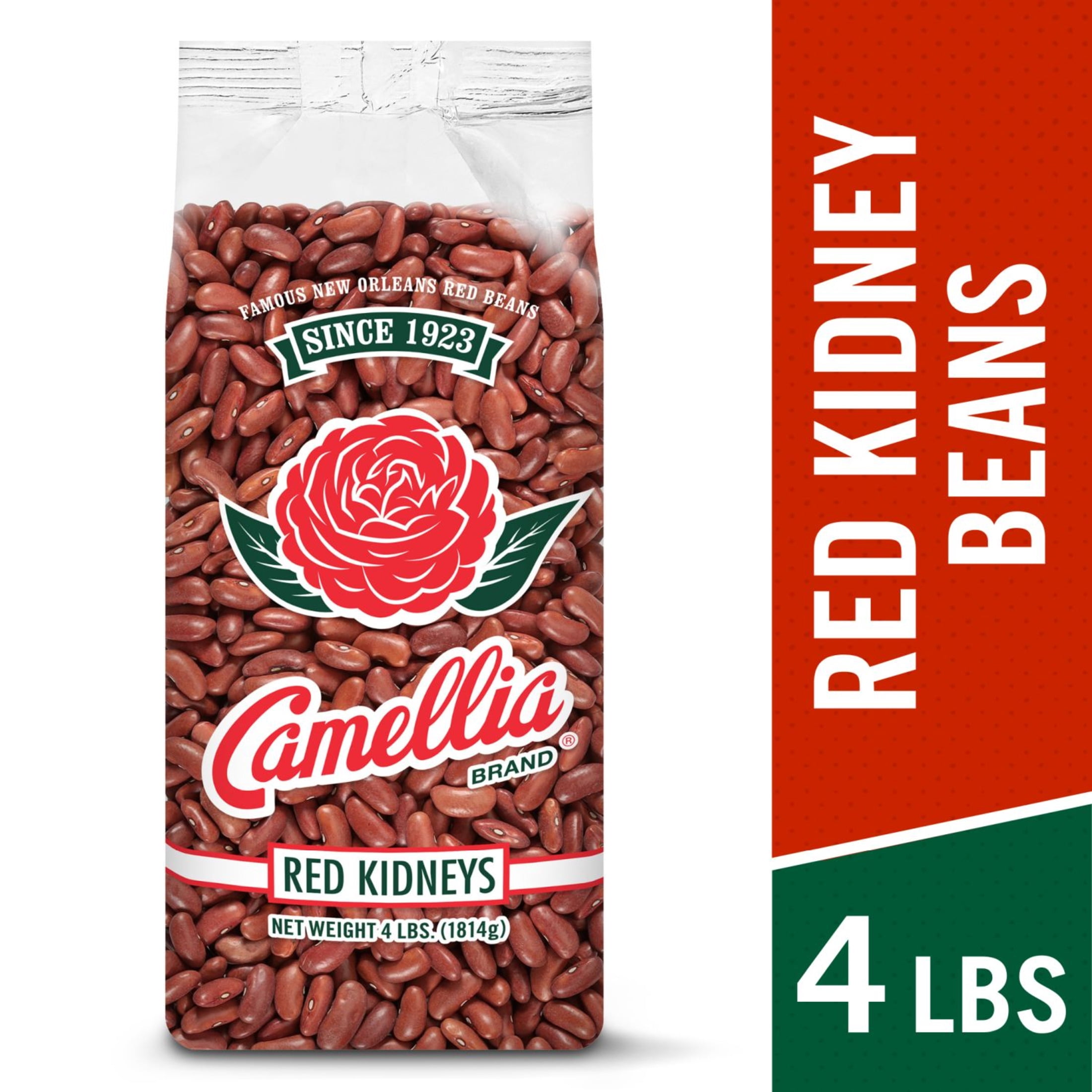 Camellia's 4lb Bag of Famous New Orleans Dried Red Kidney Beans