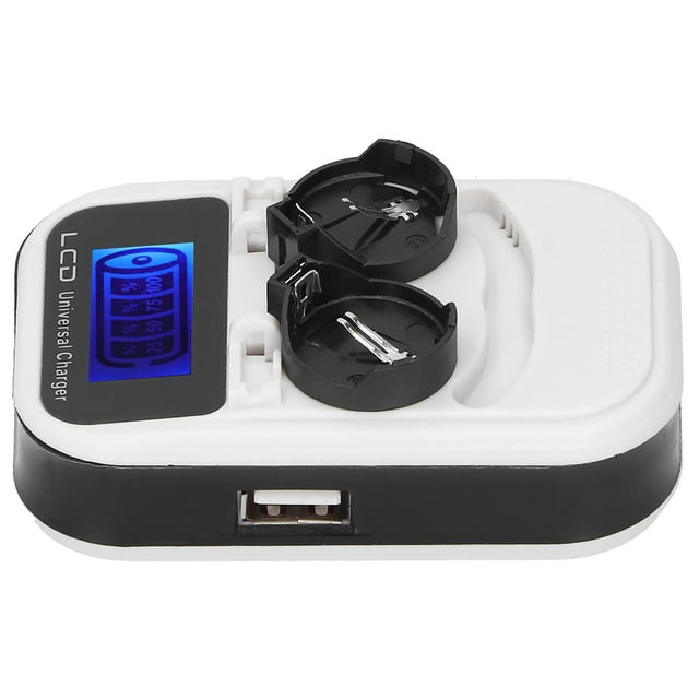 2pcs Botón LCD Batería Cargador para lir2016 LIR2025 LIR2032 ML2016 ML2025 ML2032