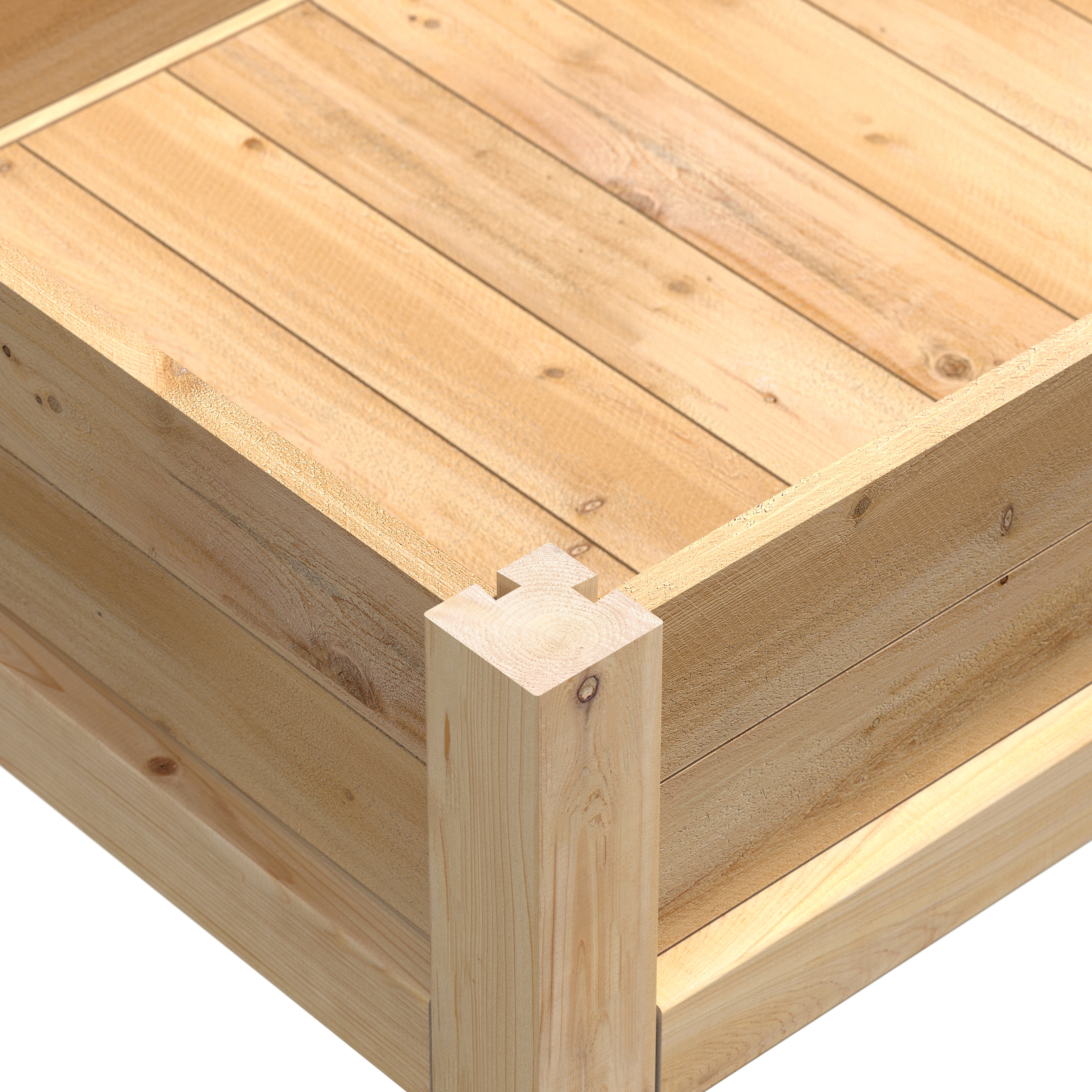 Greenes Fence 48" x 24" x 31" Original Cedar Raised Garden Bed