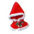 thumbnail image 2 of Sombrero para muñeca, moderno y bonito, reloj navideño, chal, 1 pieza, adecuado para muñecas de 15 cm y 17 cm, muñeca de Papá Noel, 2 of 6