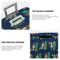 thumbnail image 3 of Pofeuu Skateboard Rides Cartoon Lobster Print Luggage Suitcase Cover Protector Luggage Washable Covers Aesthetic for 18/24/28/32 inch Luggage（No luggage included）-Medium, 3 of 7