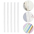 thumbnail image 6 of 10-Pack Plastic Spiral Binding Coils for Notebooks, 30 Holes, Fits A4 and Paper Sizes, Notebook Binding Strips, 6 of 8