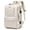 Beige, variant on Lightweight Travel Backpack with Expandable Space, Cute Macaron Color, Large Capacity Daily Bag for Campus & Trip