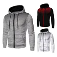 thumbnail image 3 of Sudadera Con Capucha Y Cremallera Para Hombre De Moda Deport, 3 of 8