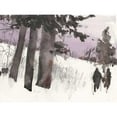 thumbnail image 3 of Dixon, Samuel 14x12 Black Modern Framed Museum Art Print Titled - Woodland Sketch II, 3 of 5