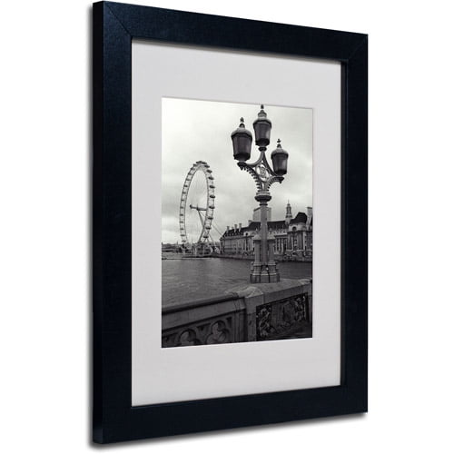 Trademark Fine Art 'London Eye' Matted Framed Art by Kathy Yates ...