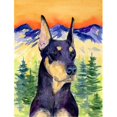 thumbnail image 1 of 11 x 15 in. Doberman Garden Size Flag, 1 of 1