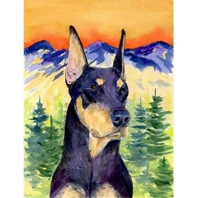 11 x 15 in. Doberman Garden Size Flag