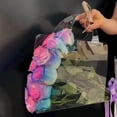 thumbnail image 1 of Mefallenssiah Flower Box Packing Bags Flower Packaging Box Plastic Clear Flower Bouquet Bags with Handle Packaging(Ribbon Not Included), 1 of 6