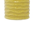 thumbnail image 5 of DecMode 9", 7", 6"H Handmade Indoor Outdoor Yellow Porcelain Planter (3 Count), 5 of 9