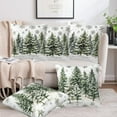 thumbnail image 6 of Christmas Tree Throw Pillow Cover Case Christmas Decorations Throw Pillows Set of 2 Super Soft Pillow Covers 18x18 Inches Farmhouse Home Decor for Living Room Bedroom Sofa Couch Cushion Cover, 6 of 6