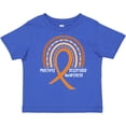 thumbnail image 3 of Inktastic Multiple Sclerosis Awareness Orange Ribbon Rainbow Boys or Girls Toddler T-Shirt, 3 of 5