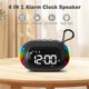 thumbnail image 4 of Alarm Clock FM Radio Bluetooth Speakers Colorful Light Subwoofer,D, 4 of 5