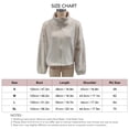 thumbnail image 2 of Chaqueta polar suave con Cremallera completa Nikou para mujer, 2 of 2