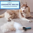 thumbnail image 3 of Husdjursskötselverktyg Hundborste - Dubbel avmattning - Underullskarda Desheddingverktyg, för borttagning av tovor hos långhåriga katter och hundar, 3 of 5