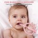 thumbnail image 2 of 2 PCS Baby Teether(Blue and Pink), 100% Quality Silicone Baby Toothbrush 3 Months+, Baby Silicone Toothbrush with Suction Cup Base, Textured Sides to Help Massage, 2 of 5