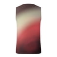 thumbnail image 3 of HOOMEUMY Men's Tie Dye Tank Top Summer Gradient Color Ombre Muscle Loose Fit Sleeveless Crew Neck Basic Tank Tops v_Multicolor L, 3 of 4