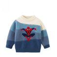 thumbnail image 2 of Nuevo suéter para niños de Los Vengadores Spiderman otoño e invierno 2024 nuevo suéter de Capitán América camisa de punto para bebé niños, 2 of 4