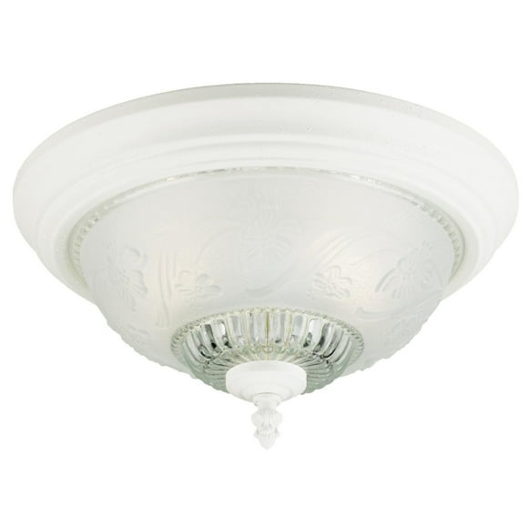 Lámpara de techo Westinghouse 66162 blanca con 2 luces