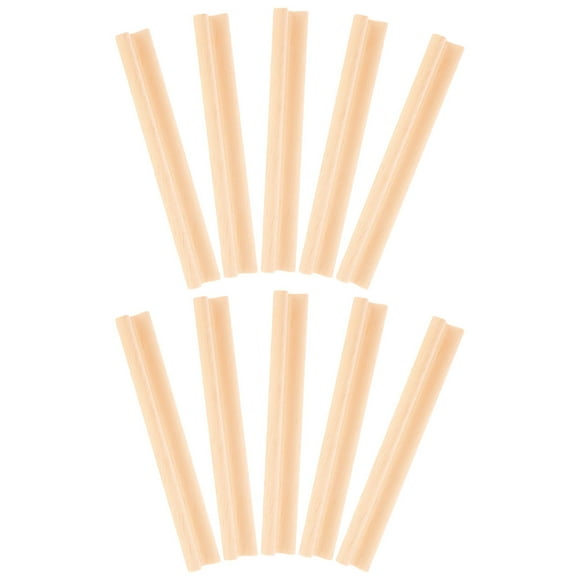 OULII 10 Pcs Support de Domino Base en Bois pour Lettres Aide Éducative pour Décoration Intérieure