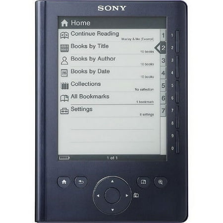 Sony Reader Pocket Edition PRS-300BC - eBook reader - 5" monochrome E Ink (800 x 600) - navy blue