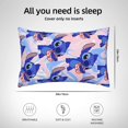 thumbnail image 4 of Bonita funda de almohada con puntada, bonita funda de cojín, juego de cojines traseros de dibujos animados, ropa de cama suave, decoración del hogar, regalos de boda, 20 x 30 pulgadas, 4 of 5