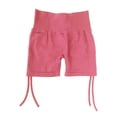 thumbnail image 1 of Pantalones Cortos De Yoga Ergonómicos De Talle Alto Levantamiento De Glúteos Sin Costuras Con Cordón Pantalones Cortos Para Correr Para Mujer M Rosa, 1 of 8