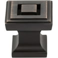 thumbnail image 7 of Jeffrey Alexander 585 Delmar 1" Stacked Square Designer Deco Cabinet / Drawer Knob -, 7 of 7