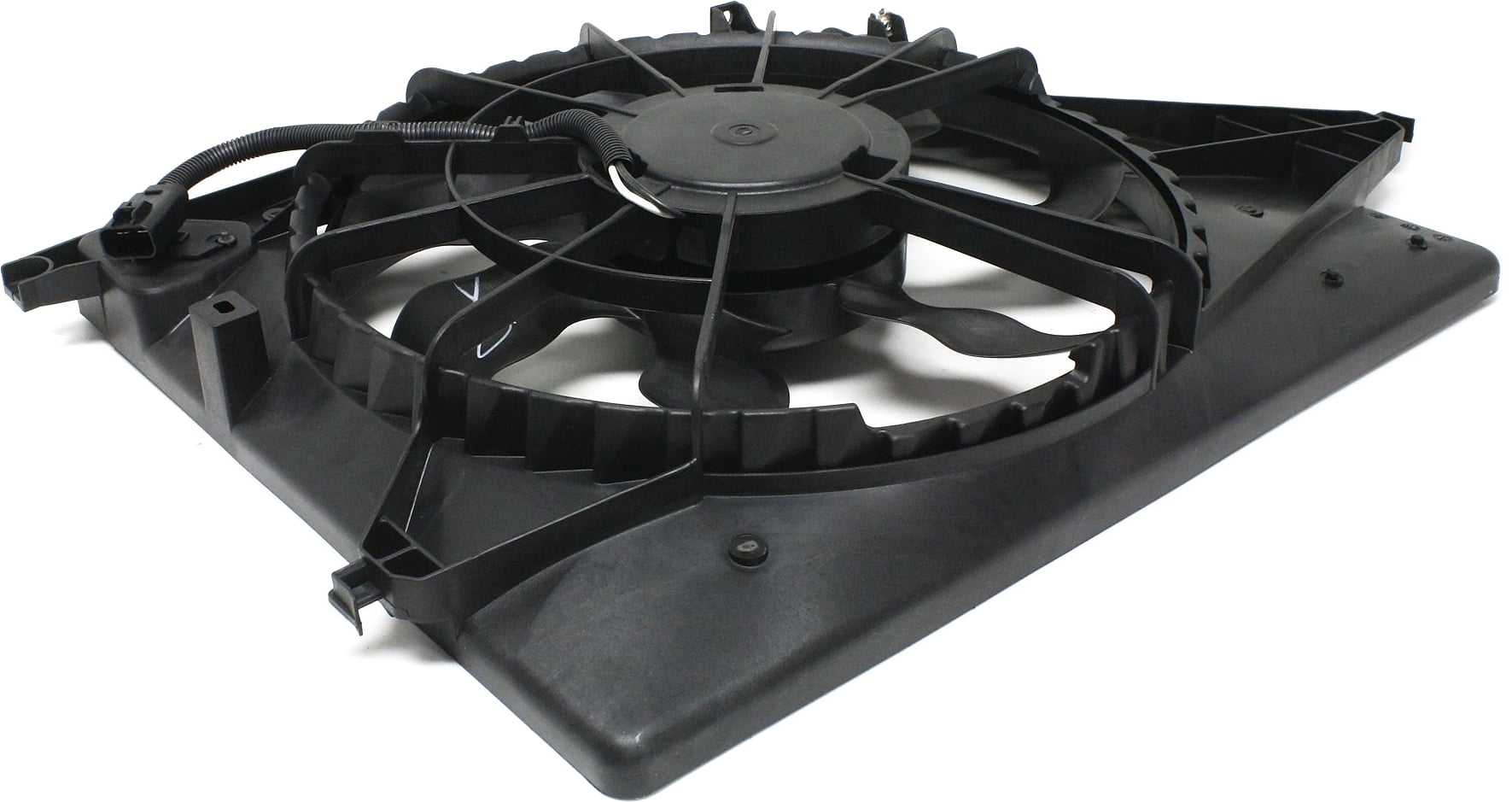 Replacement REPH160977 Cooling Fan Assembly Compatible with 2014-2015 Kia Sorento 2013-2017 Hyundai Santa Fe Radiator