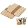 thumbnail image 1 of Set Of 100 Wooden Ice Cream Sticks For Creative Hobbies (primary Wood), 1 of 5