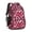 Black and Pink, variant on Black and Orange Leopard Print Backpack for School, Cute School Bag with Adjustable Shoulder Straps and Padded Back, 16.9"x12.6"x5.9"